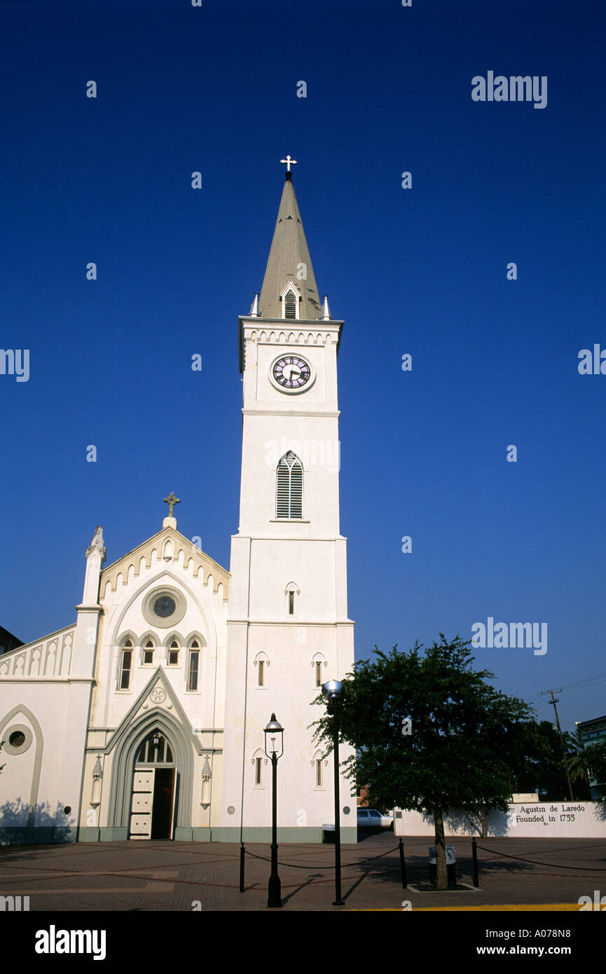 San Augustin de Laredo Kirche in Laredo, Texas. Stockfoto