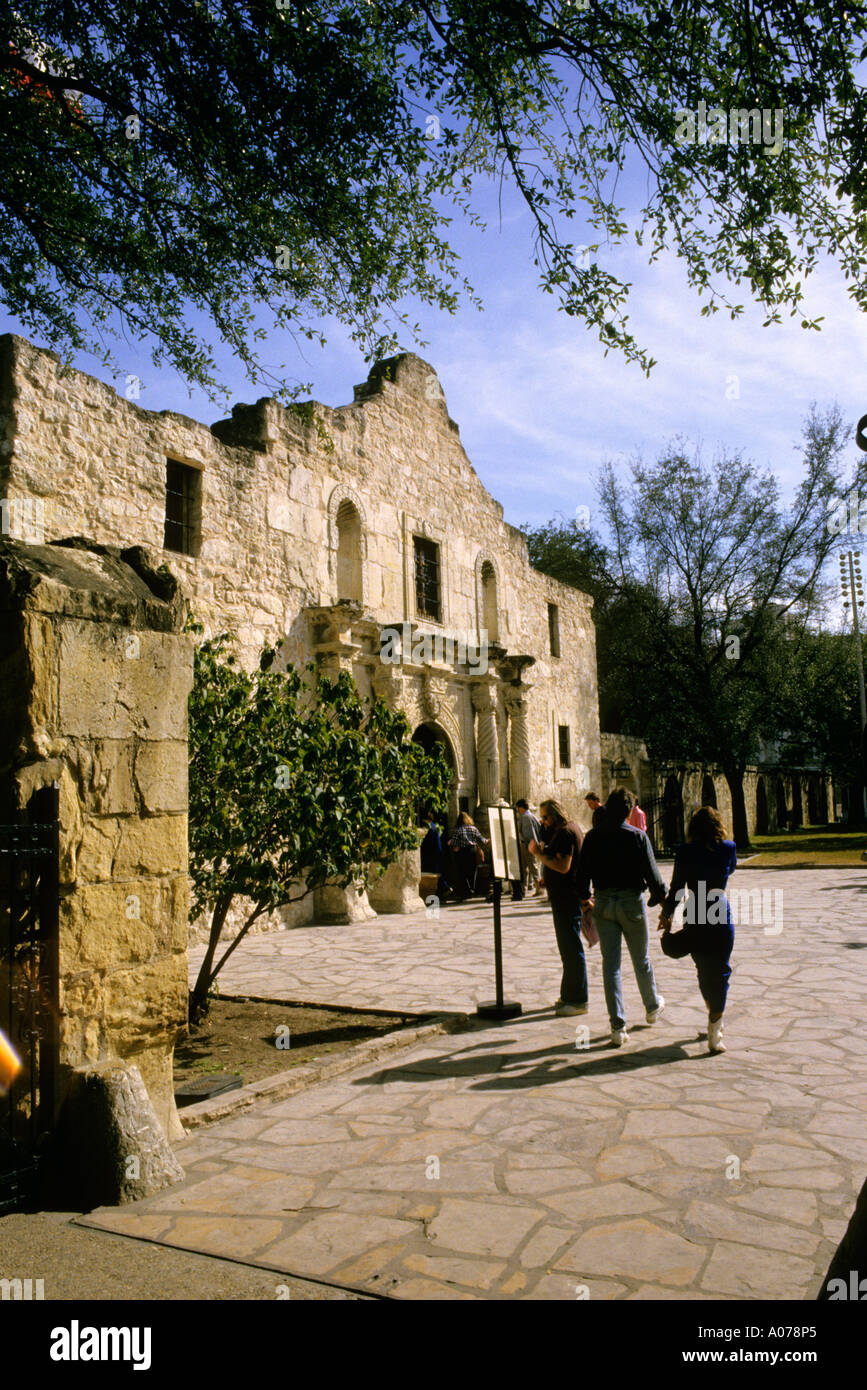 Die Alamo in San Antonio, Texas. Stockfoto