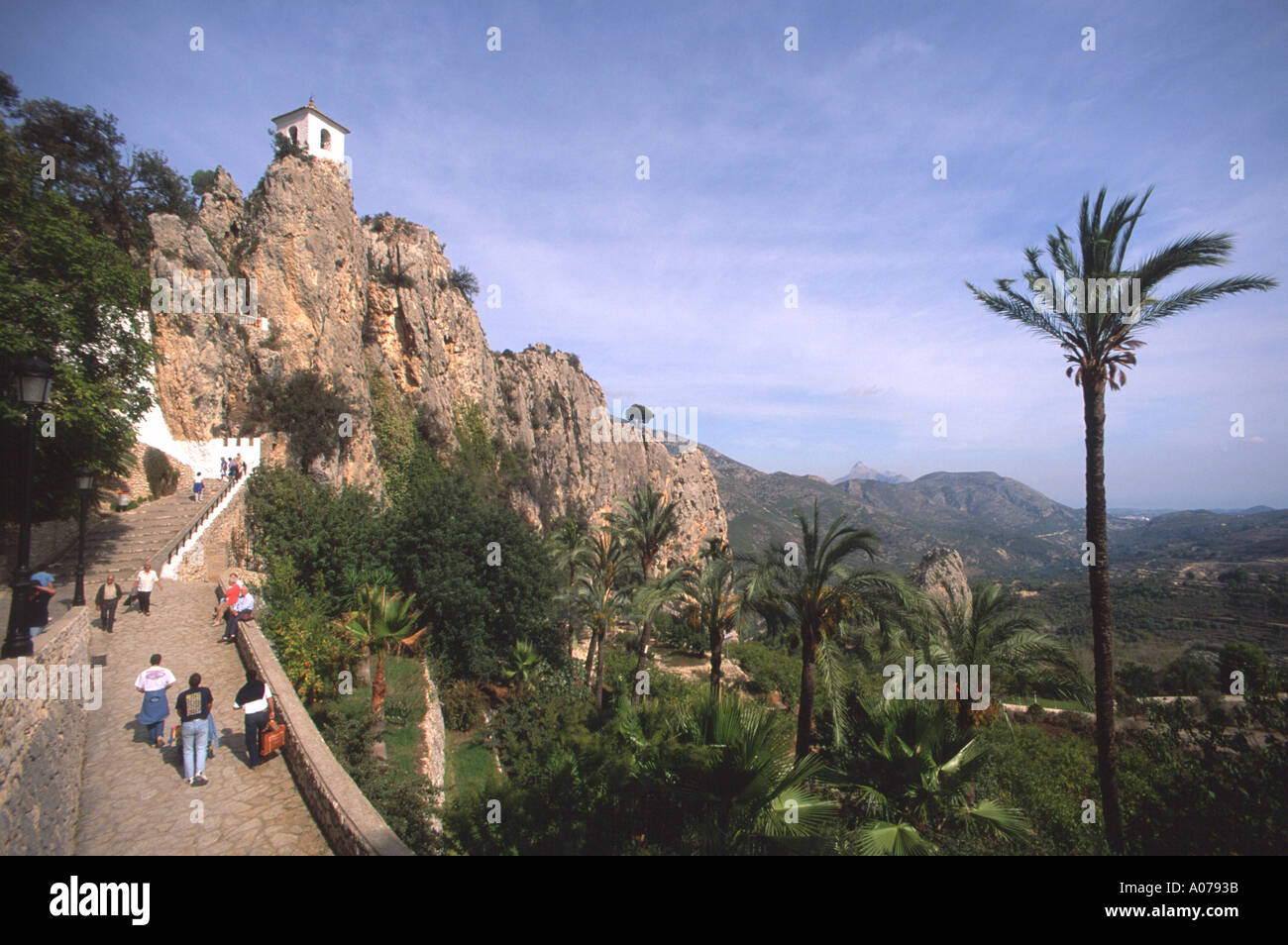 Guadalest Kloster Costa Blanca Spanien Europa Stockfoto