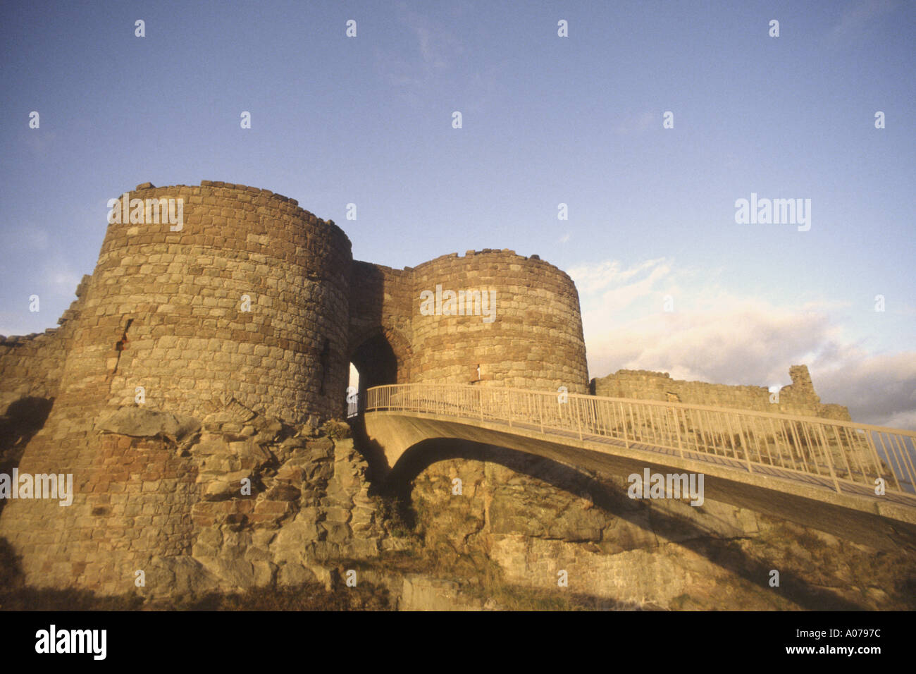 Beeston Schloß Cheshire England Stockfoto