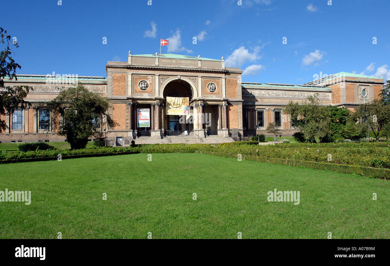 Die alte dänische Nationalgalerie Gebäude in Kopenhagen Stockfoto