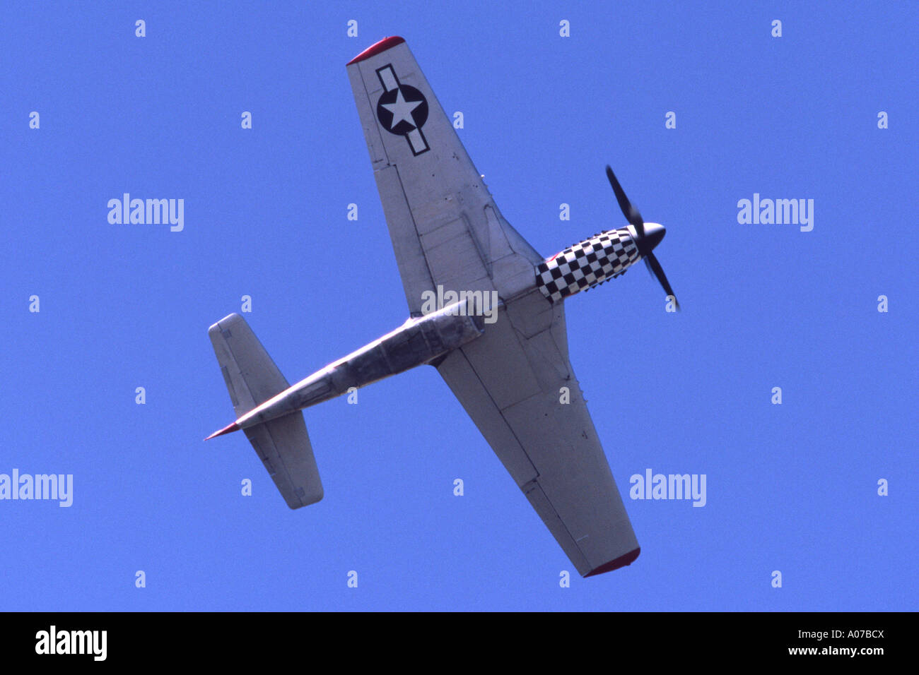 North American P - 51D Mustang in der USAAF Markierungen am Fairford RIAT anzeigen Stockfoto