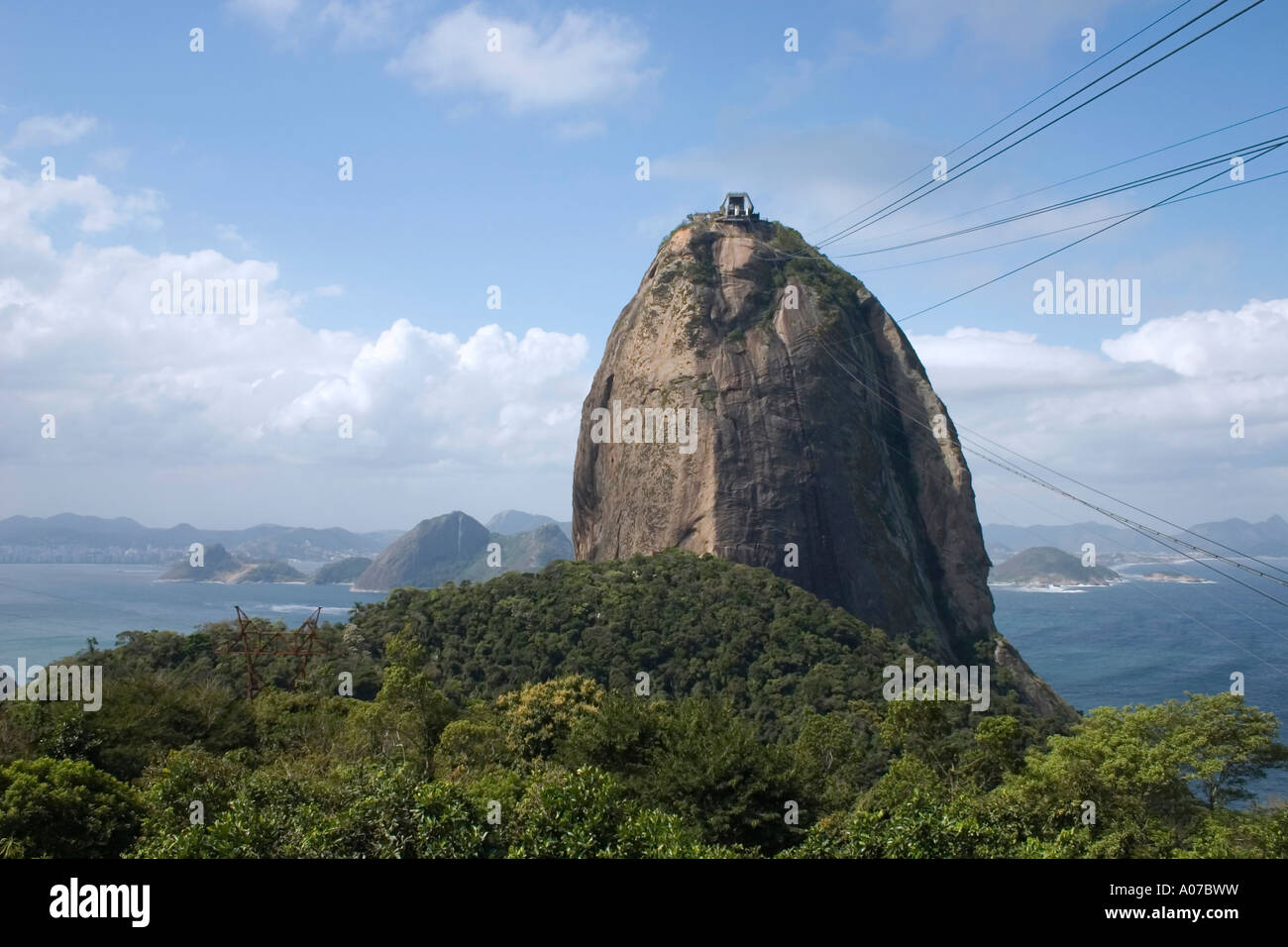 Zuckerhut Rio De Janeiro Brasilien Stockfoto