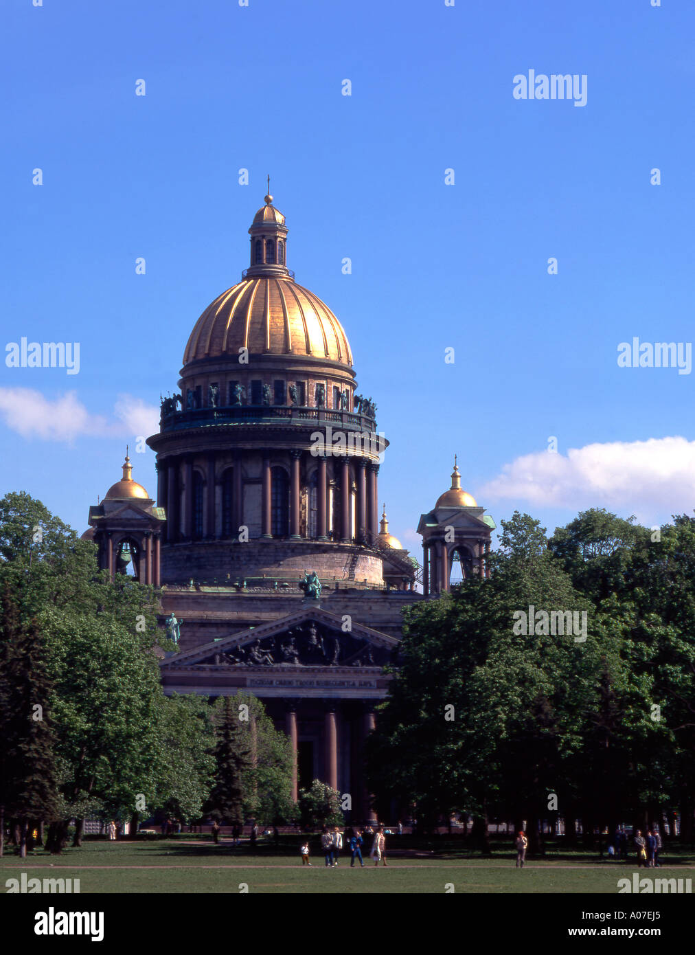 Russland Sankt Petersburg St. Isaak Kathedrale Stockfoto