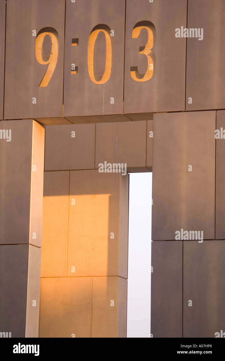 Tor von Oklahoma City Bombing Memorial Stockfoto