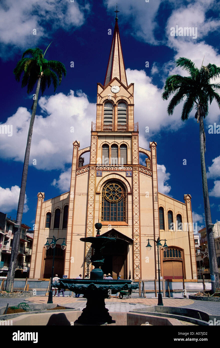 Kathedrale Saint-Louis, Kathedrale Saint-Louis, Architekt Pierre-Henri Picq, Hauptstadt Fort-de-France, Martinique, Französische Antillen, Frankreich Stockfoto