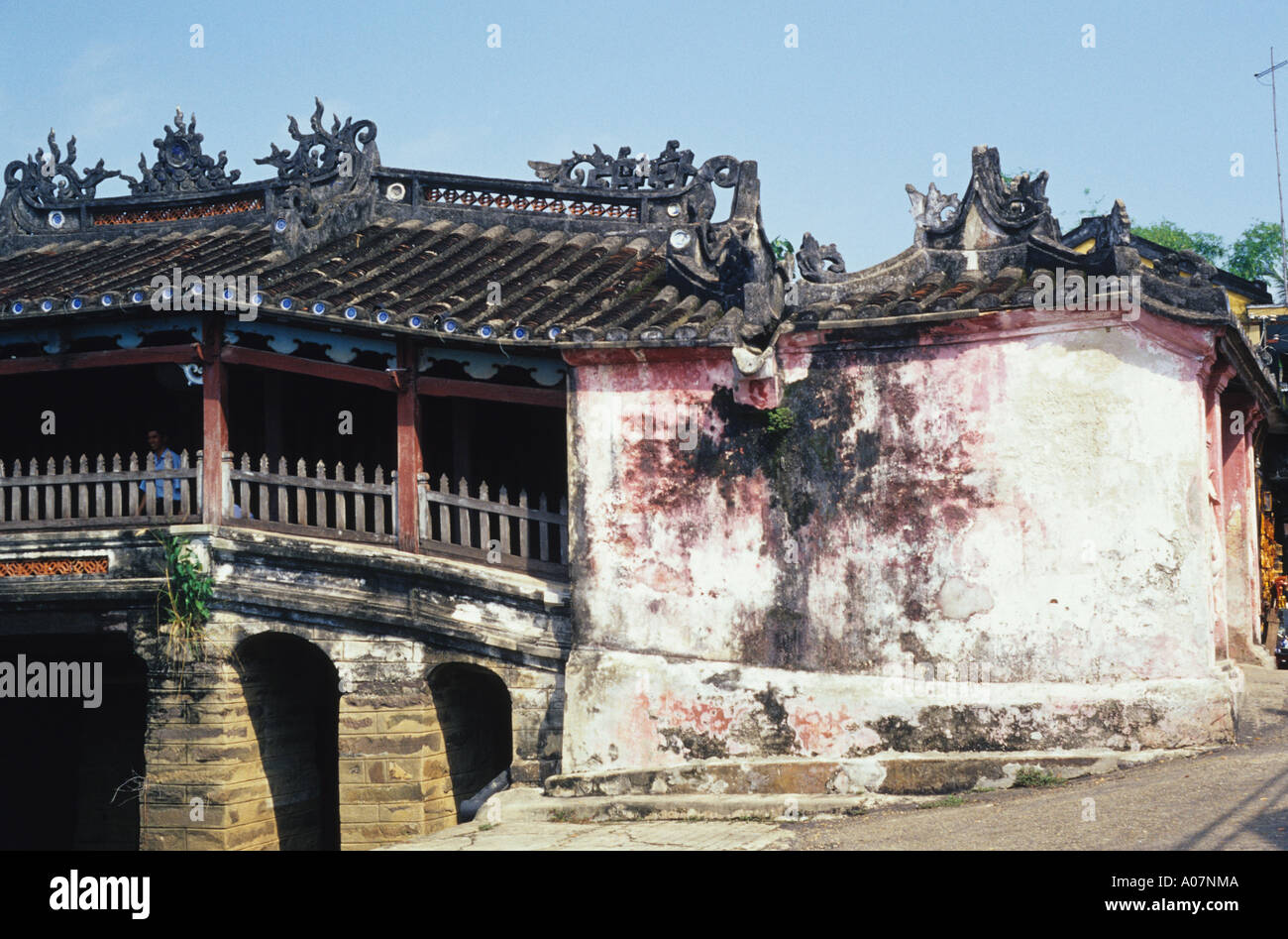 Japanische Brücke Hoi an Vietnam Stockfoto