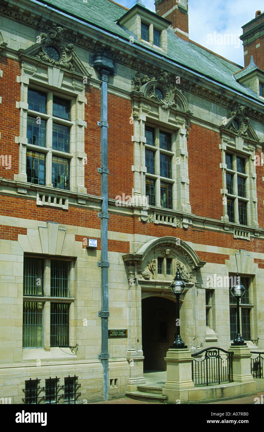 Staffordshire County Hall Stafford England Stockfoto
