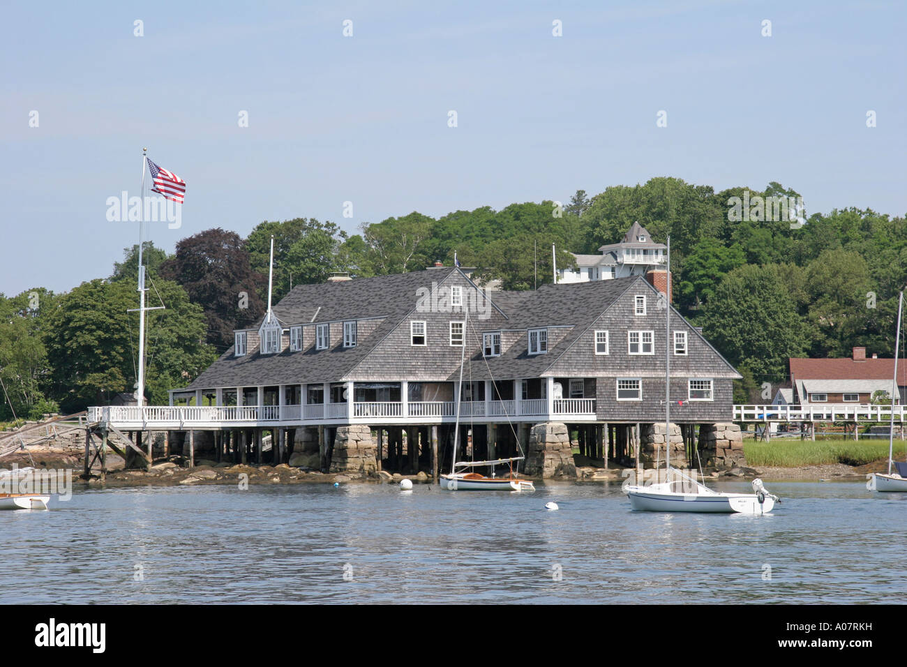 Annisquam Yachtclub Stockfoto