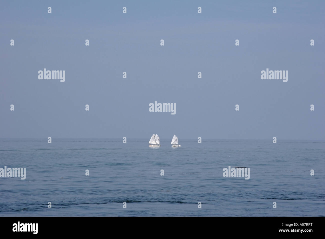 Kleine Segelboote Stockfoto