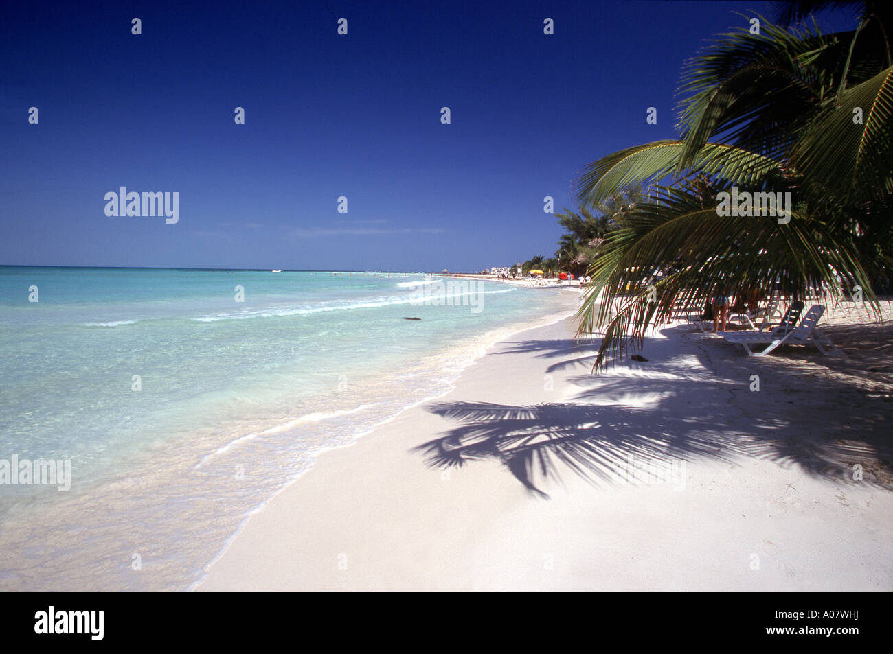 Isla Mujeres, Playa Cocteros Stockfoto