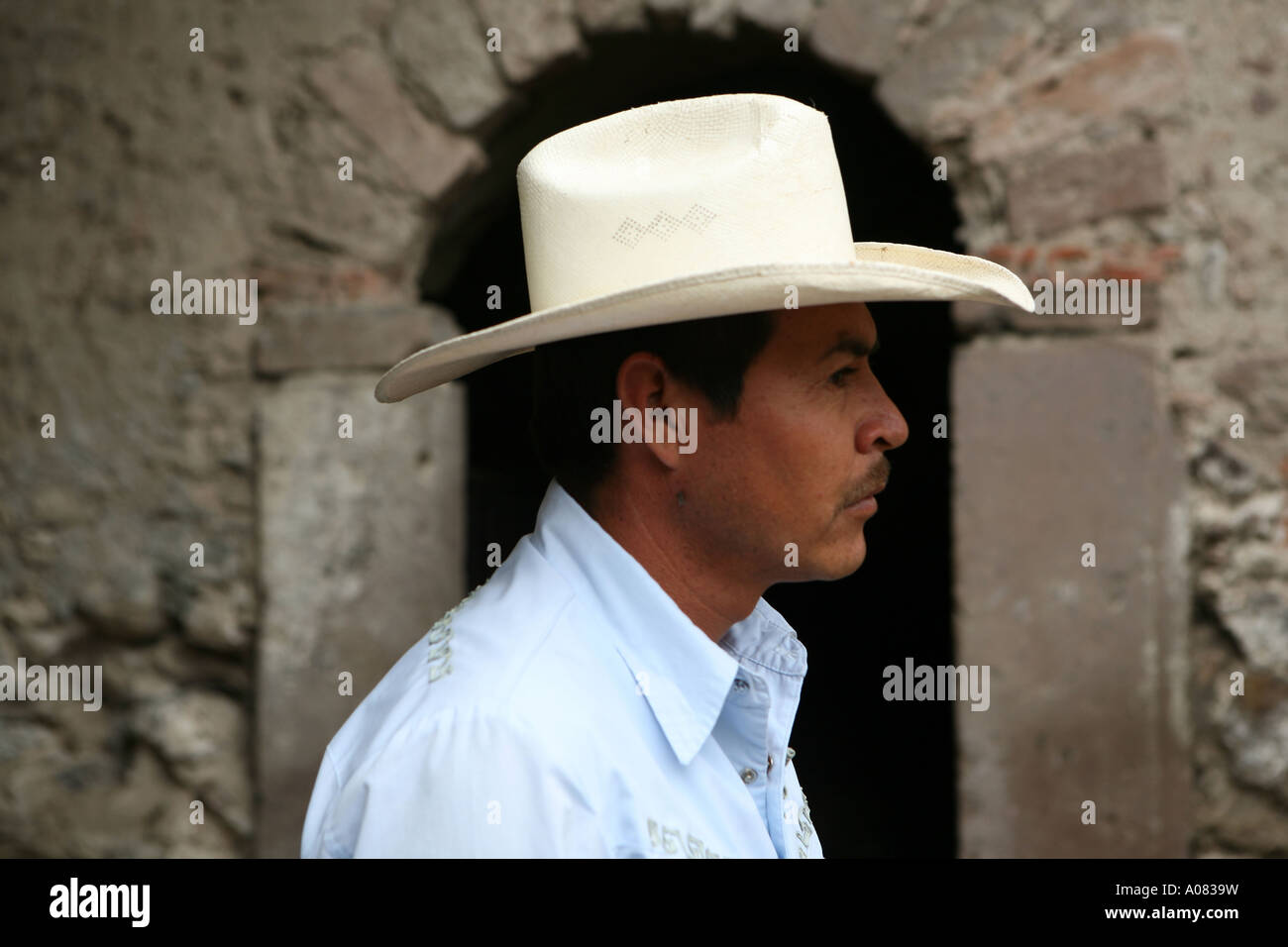 Mexikanische Cowboy auf einer Ranch in Mexiko Stockfoto