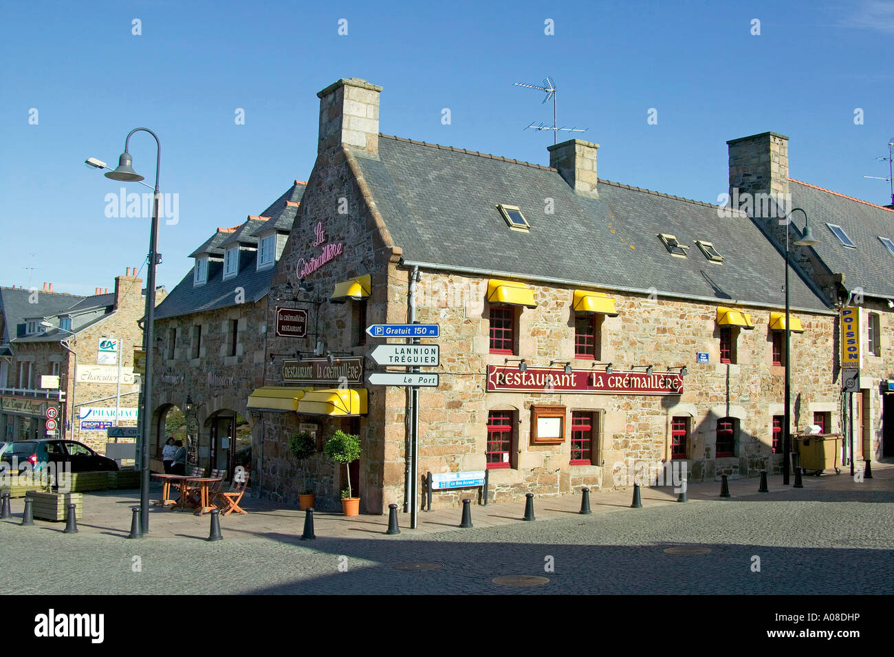 La Cremaillere Perros Guirec Stockfoto