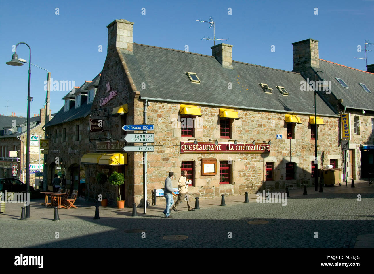 La Cremaillere Perros Guirec Stockfoto