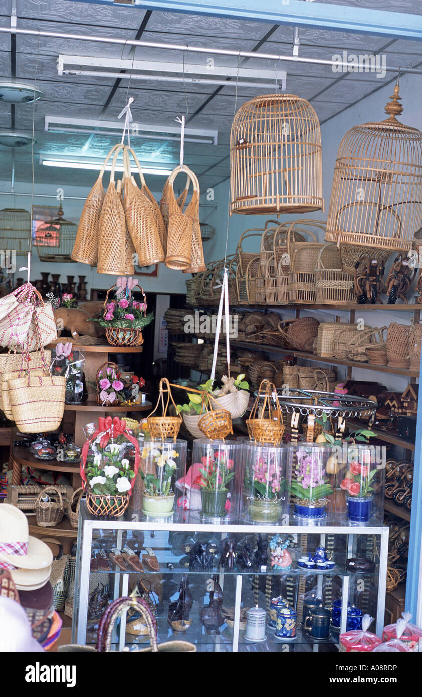 Souvenir-Shop in Trang Stockfoto