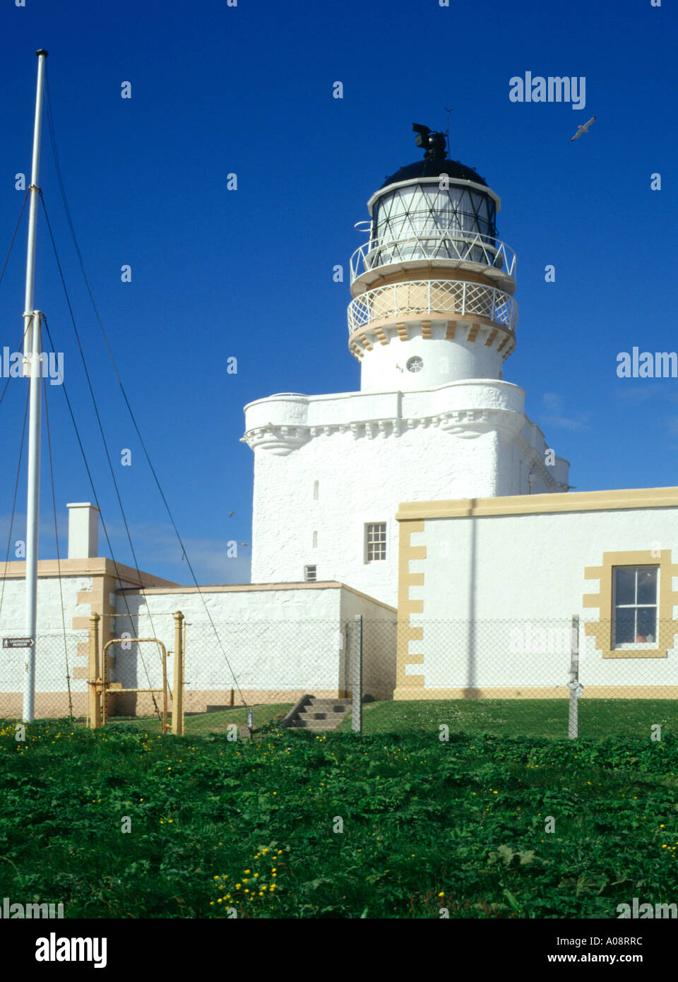 dh Kinnaird Head Lighthouse FRASERBURGH ABERDEENSHIRE British Lighthouse Museum of schottische Leuchttürme schottland Stockfoto