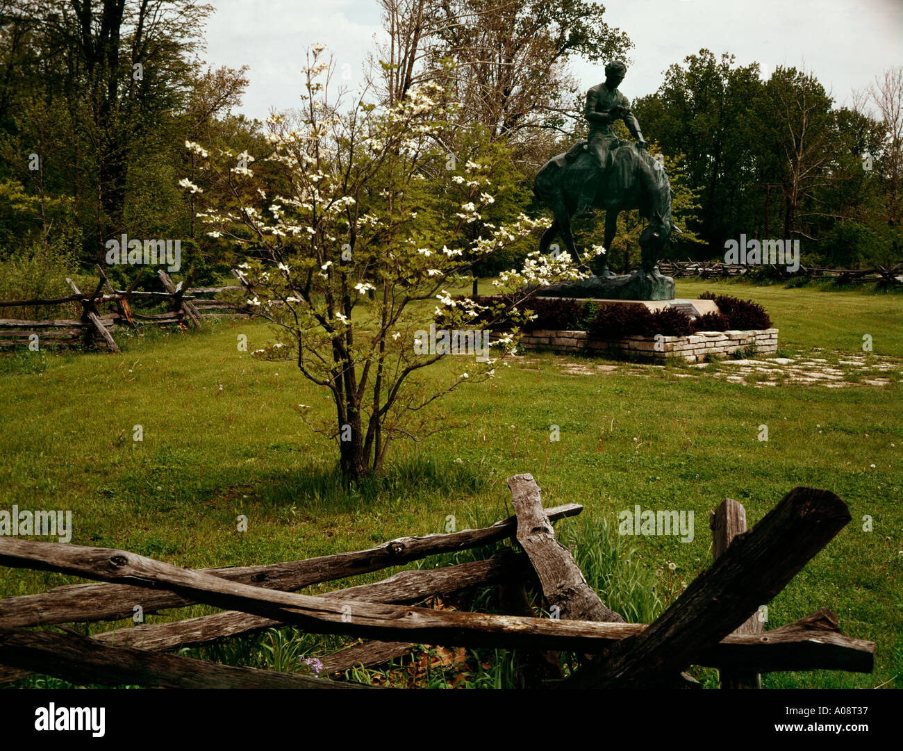 Neuen Salem State Historic Site in der Nähe von Petersburg in Illinois erschafft amerikanischen Lebens, wie es in den Anfangsjahren von Abe Lincoln war Stockfoto
