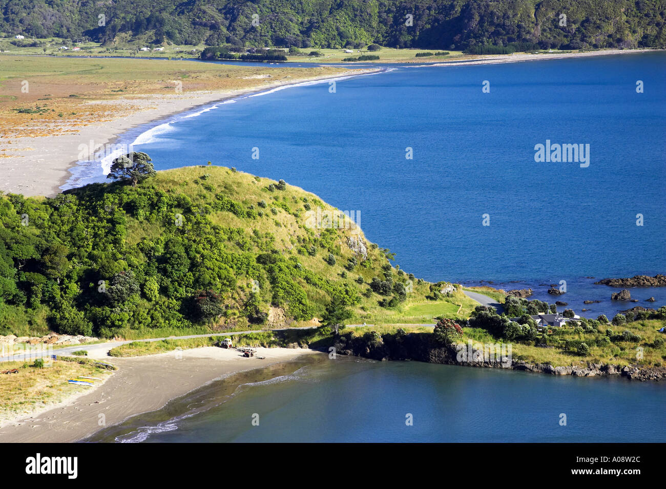 Höhlenwanderweg Bay Hicks Bay Eastland Neuseeland Stockfoto