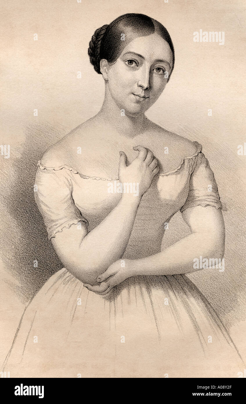 Giulia Grisi, 1810 - 1869. Italienische Opernsängerin. Stockfoto