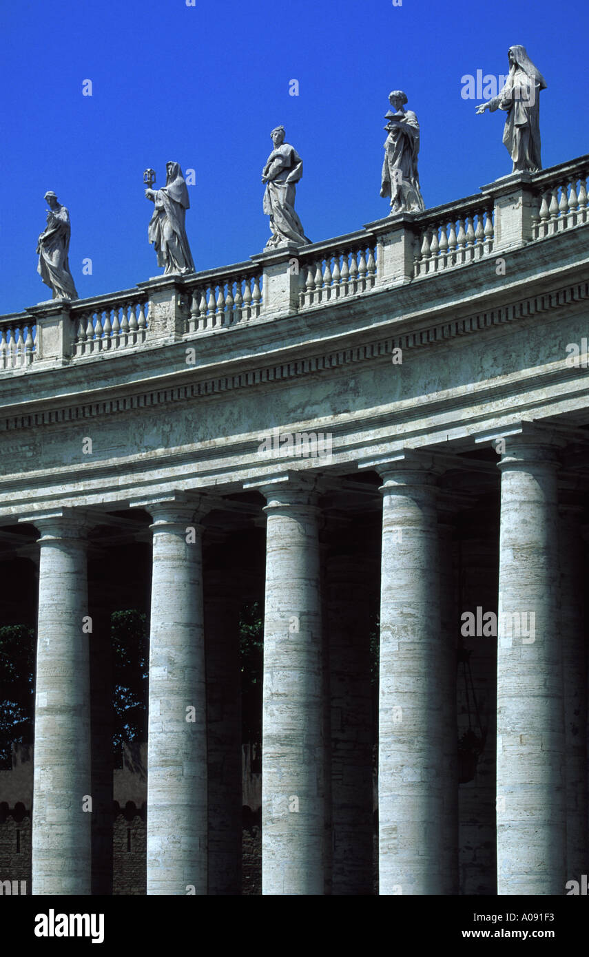 St Peter s Quadrat Vatikanstadt Rom Italien Stockfoto