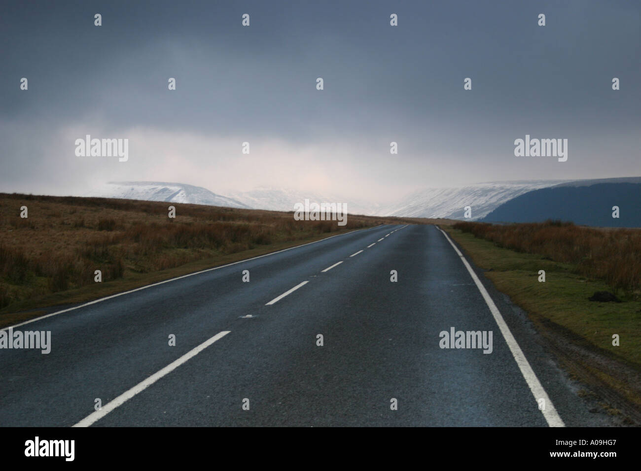 Der Weg zum Pen Y Fan Stockfoto