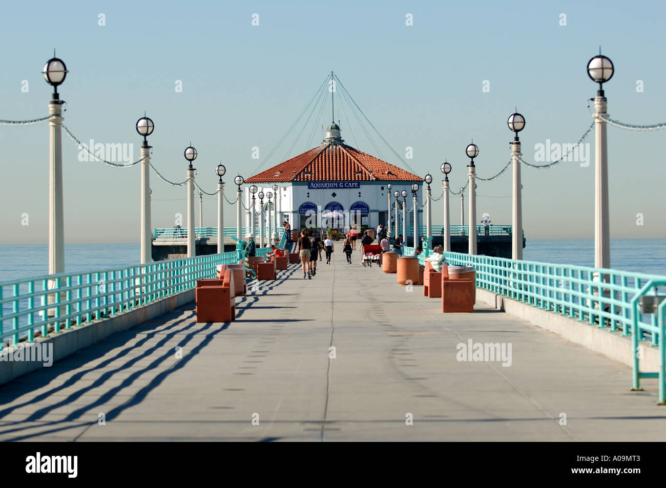Kalifornien Manhattan Beach Pacific Coast Highway Municipal Pier Stockfoto