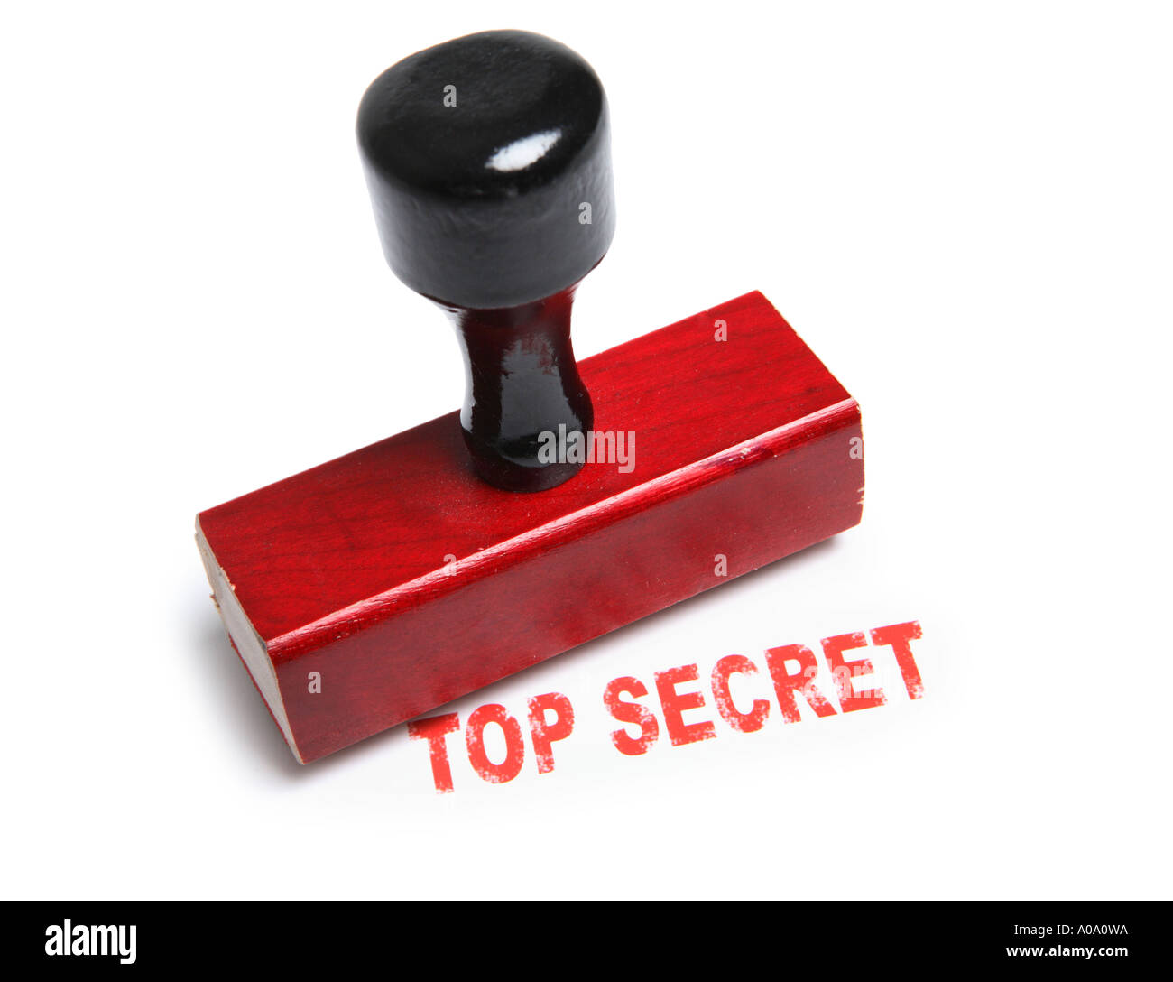 Top Secret-Stempel Stockfoto