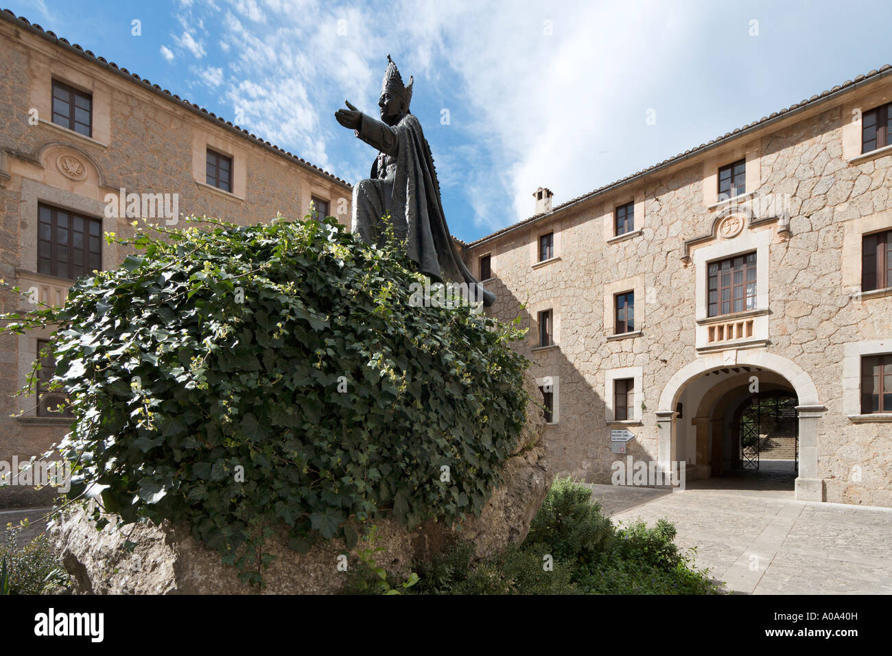 Kloster von Lluc, Mallorca, Balearen, Spanien Stockfoto