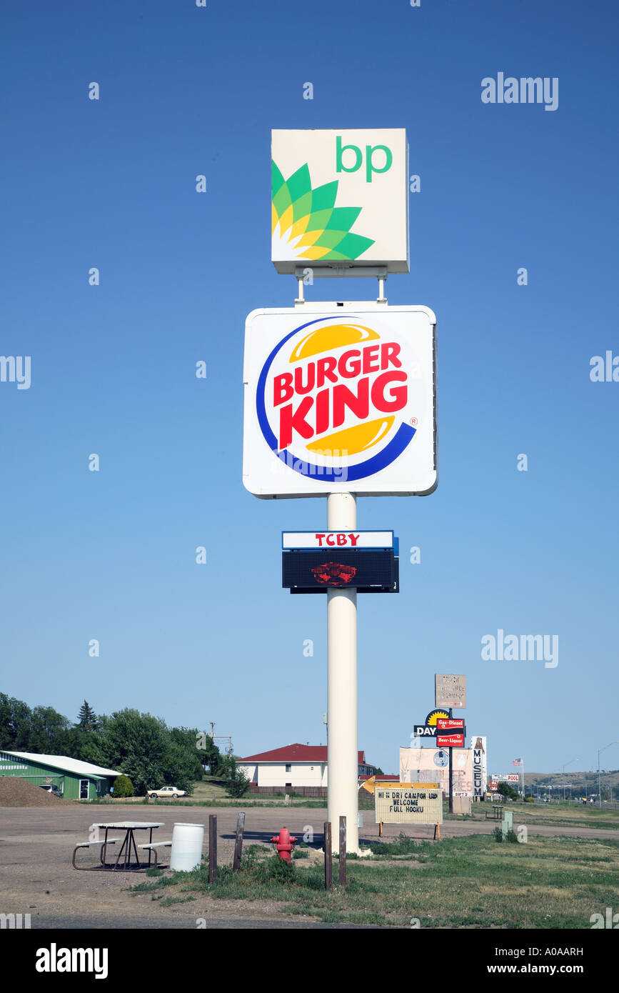 USA-Burger King Stockfoto
