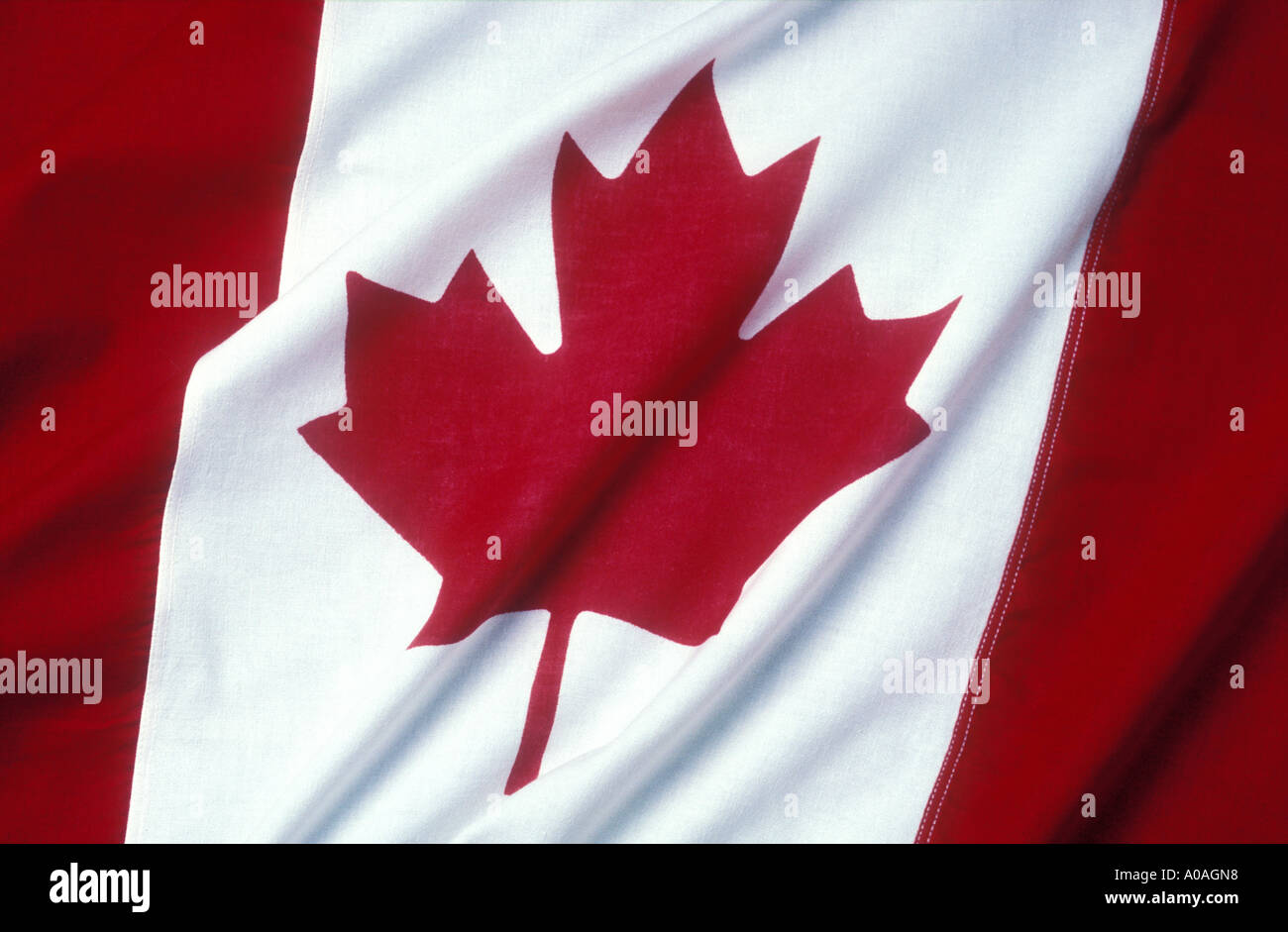 Kanadische Flagge Stockfoto