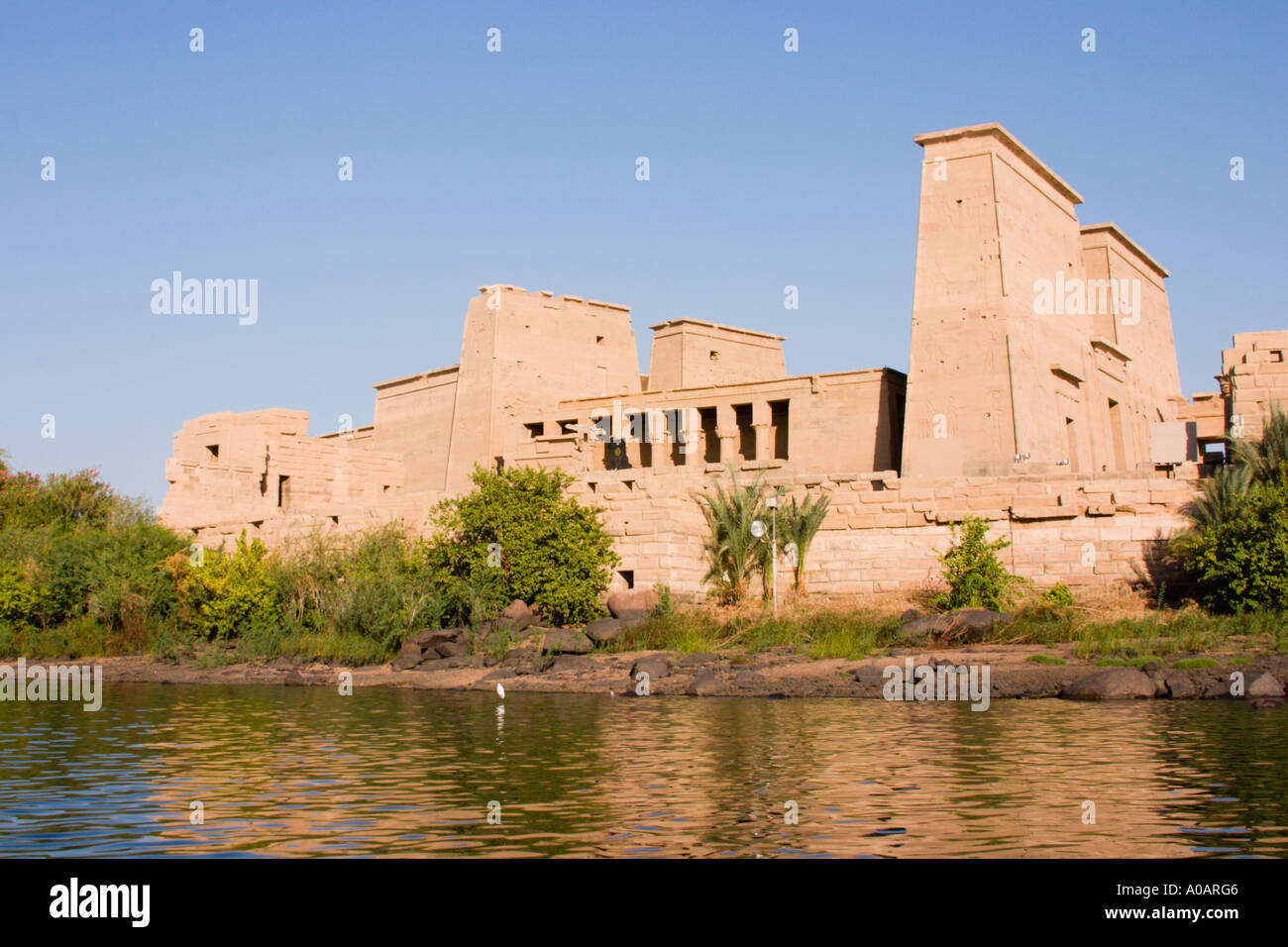 Tempel von Philae Assuan Ägypten Stockfoto