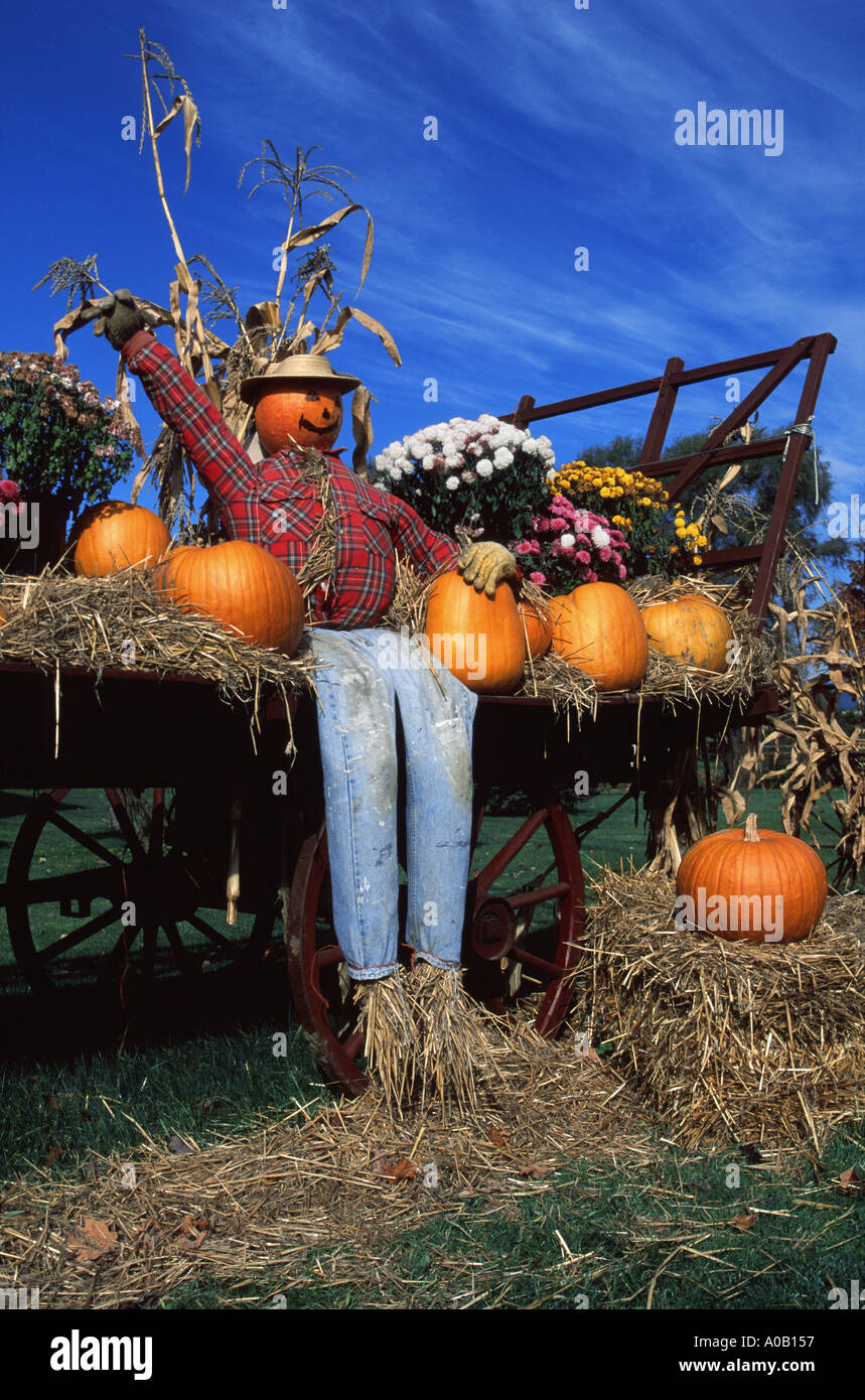 Halloween-Symbole New England USA Stockfoto