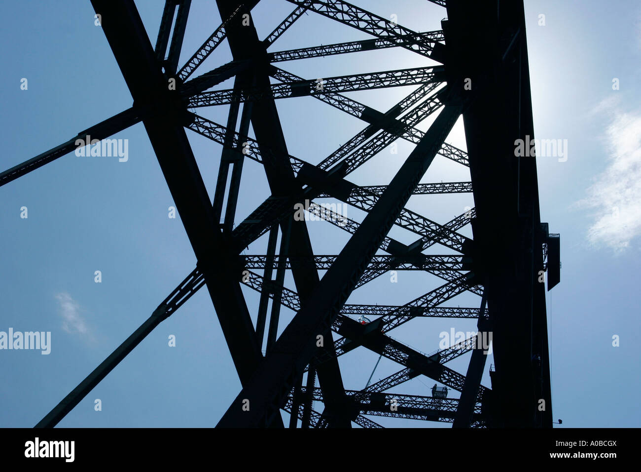 Sydney Harbour Bridge, Port Jackson, Sydney, New South Wales Australien. Stockfoto