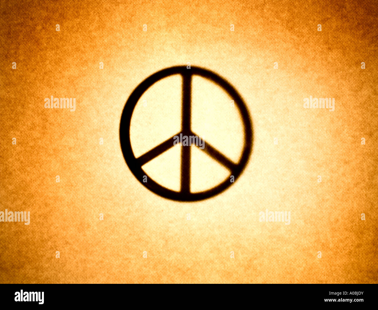 Peace-Zeichen Stockfoto