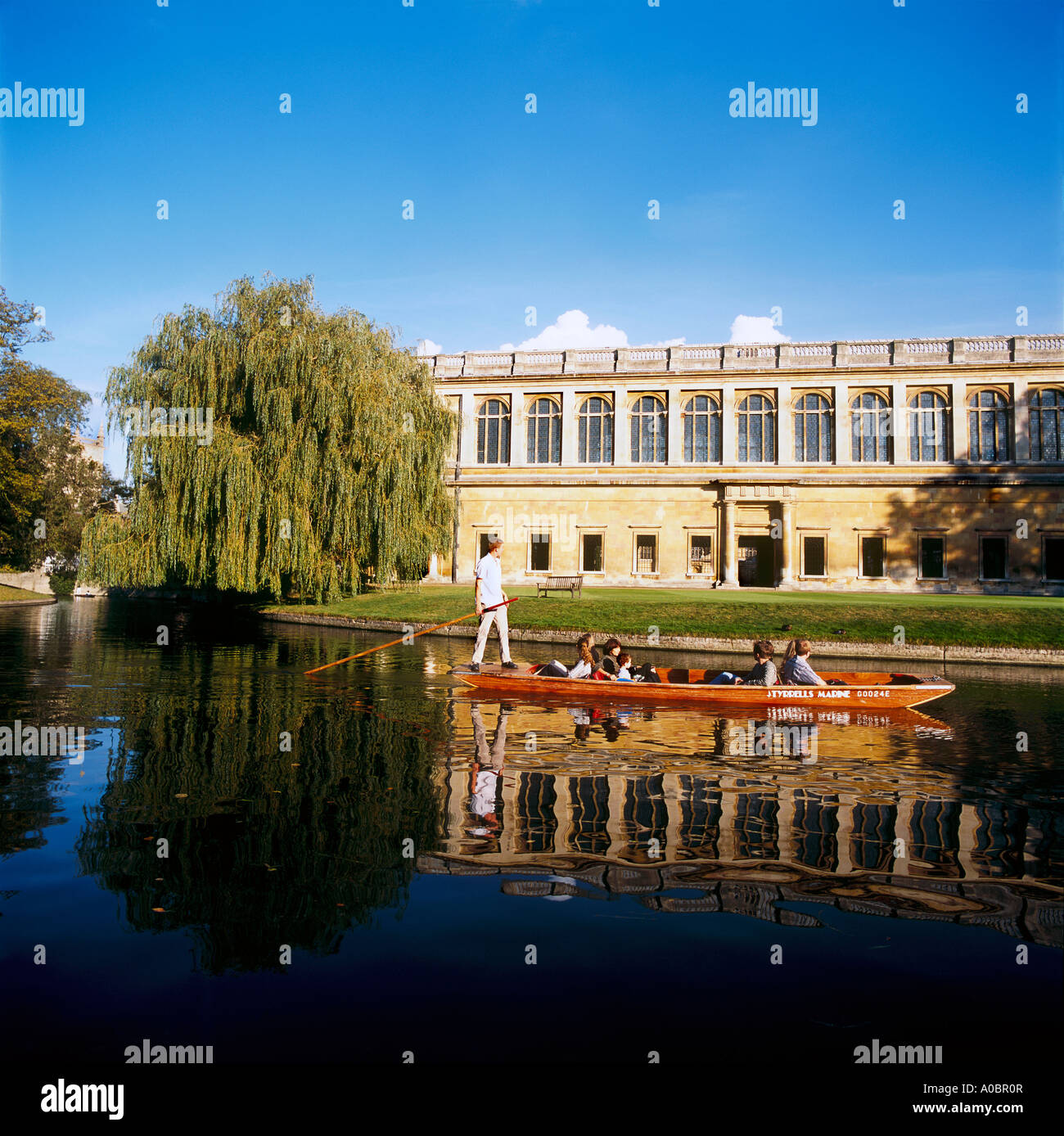 Wren Library Trinity College in Cambridge Stockfoto