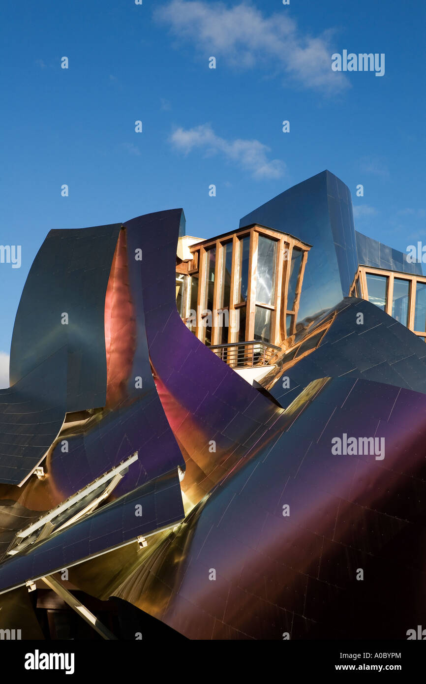 Bodegas Marques de Riscal in der spanischen La Rioja, gemacht von Architekt Frank O Gehry, Elciego, Spanien, Europa Stockfoto