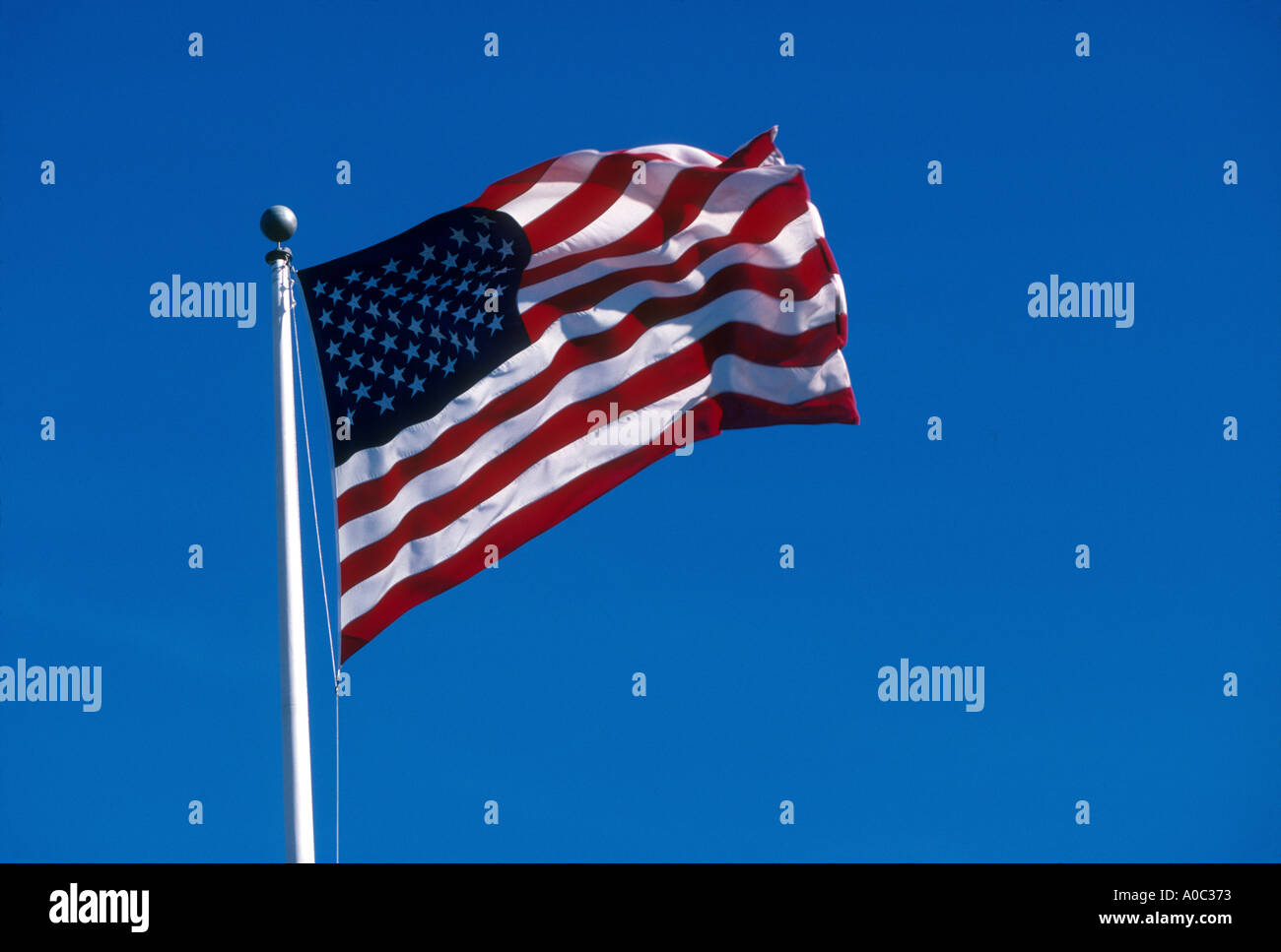 Amerikanische Flagge Stockfoto