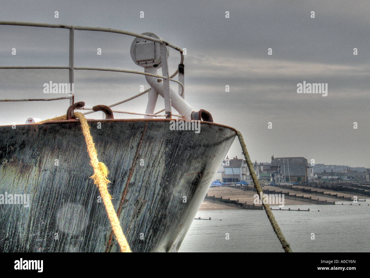 Alte Schiff Whitstable Kent Stockfoto