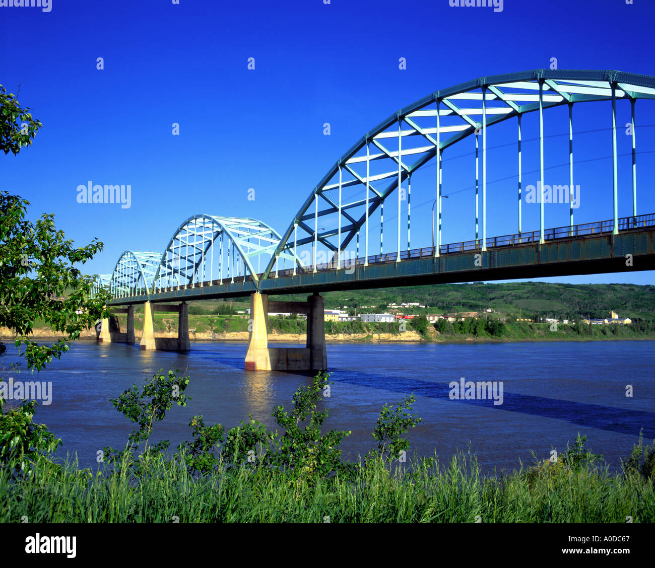 Der PeaceRiverBrücke NordAlberta Kanada Stockfotografie Alamy
