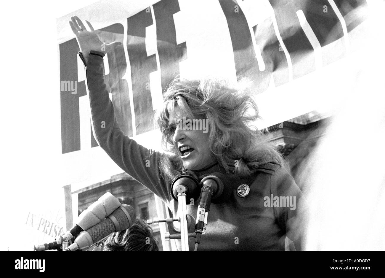 Melina Merkouri Gesang revolutionäres Lied Stockfoto