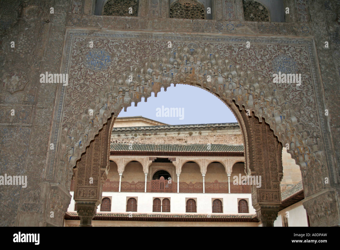 Alhambra Palacio Arabisch Granada Andalusien Spanien Stockfoto