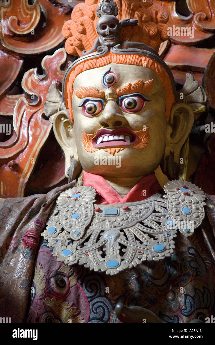 Tod auf die Wände - Sera-Kloster-Lhasa Stockfoto
