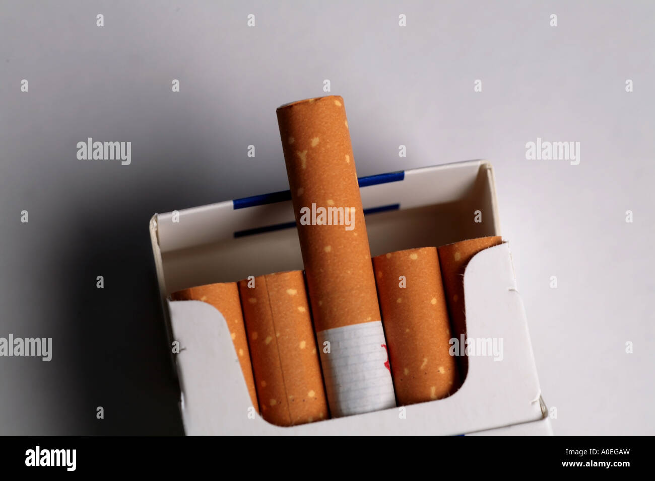 Zigarettenetui Stockfoto