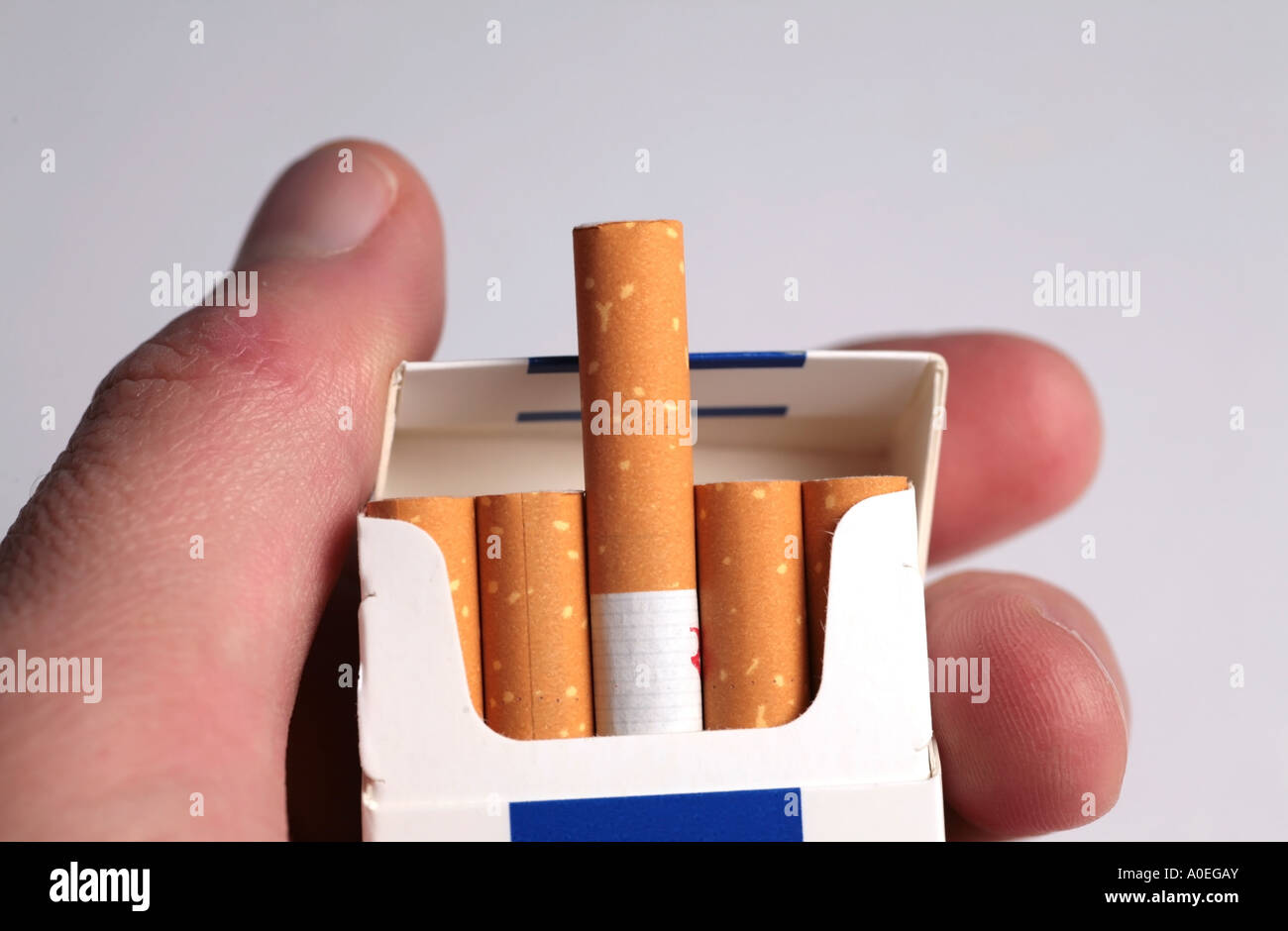 Zigarettenetui Stockfoto