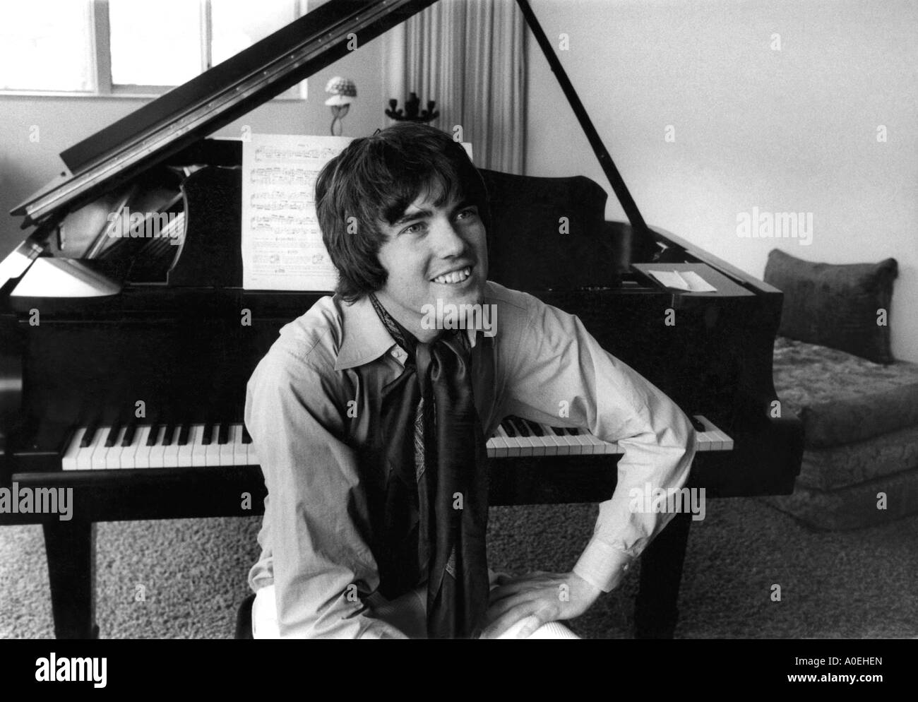 JIMMY WEBB U.S. pop Musikkomponist über 1966 Stockfoto
