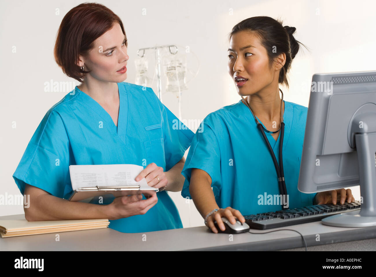 Medical staff at work Stockfoto