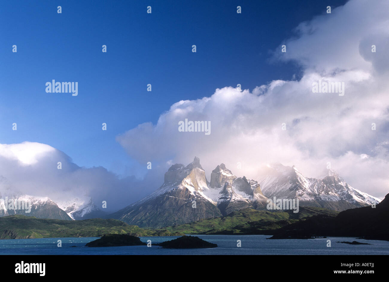 Torres del Paine Patagonien Chile Stockfoto