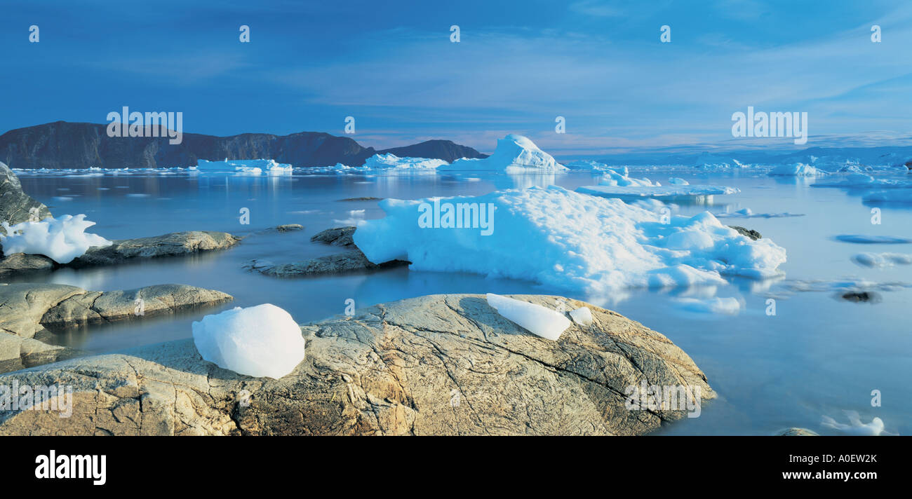 Diskobucht Grönland Stockfoto