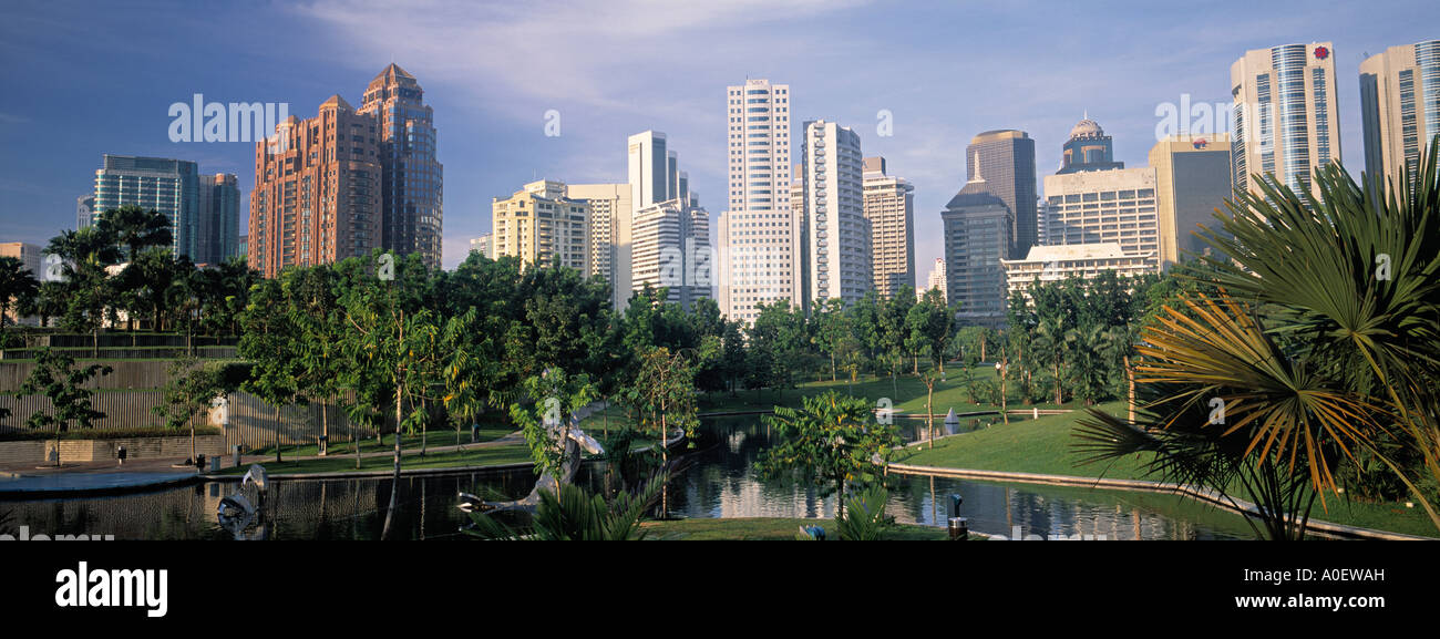 Skyline von Kuala Lumpur Malaysia Stockfoto