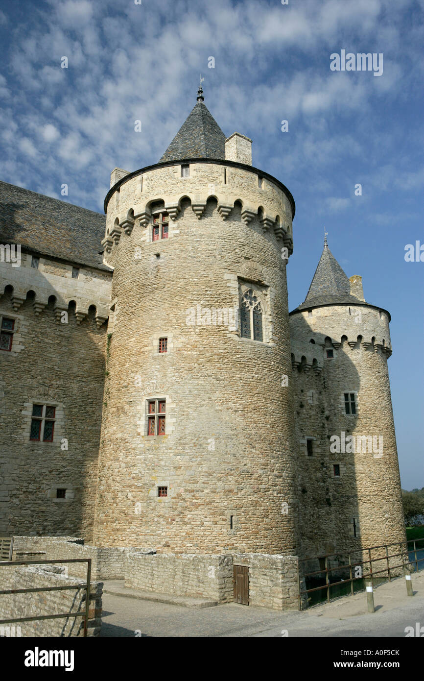 Chateau de Suscinio in Brittany France Stockfoto